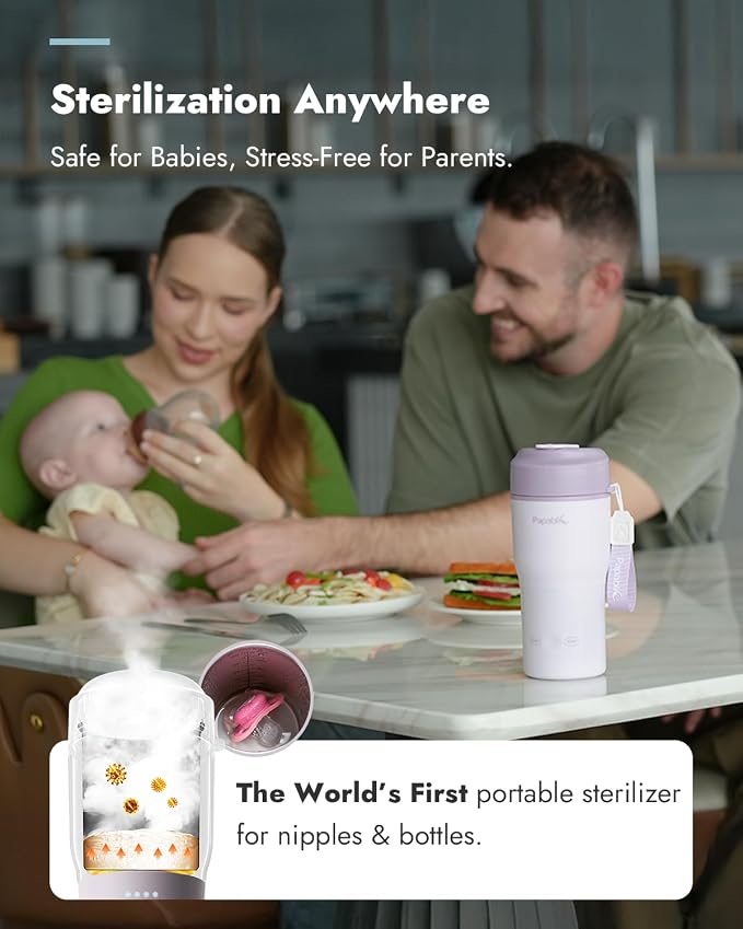 Papablic Portable Bottle Warmer – Fast Heating Baby Bottle Warmer on The Go - Image 3