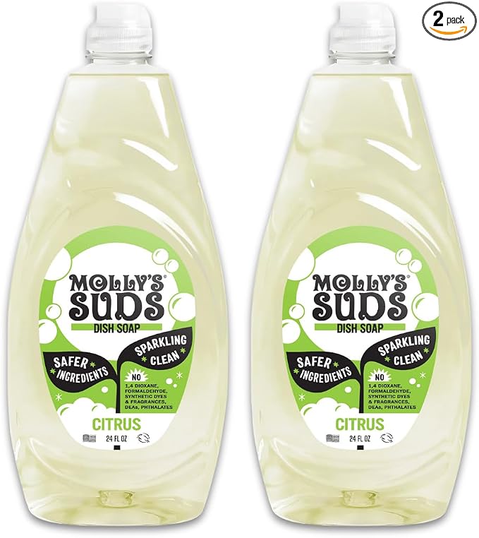 Molly's Suds Liquid Dish Soap | Clean, Simple Ingredients | Extra Scrubbing by MollysSuds