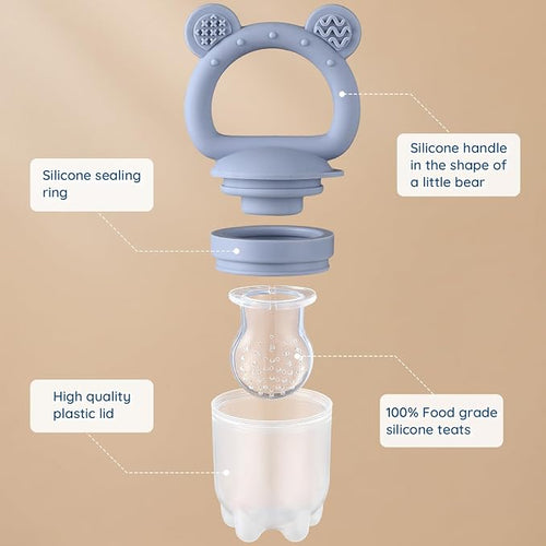 2 Pack Silicone Baby Fruit Feeder - Image 2
