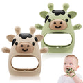 2 Pack Baby Teething Toys 0-6 6-12 Months, Adjustable Anti Dropping Wrist by Unknown