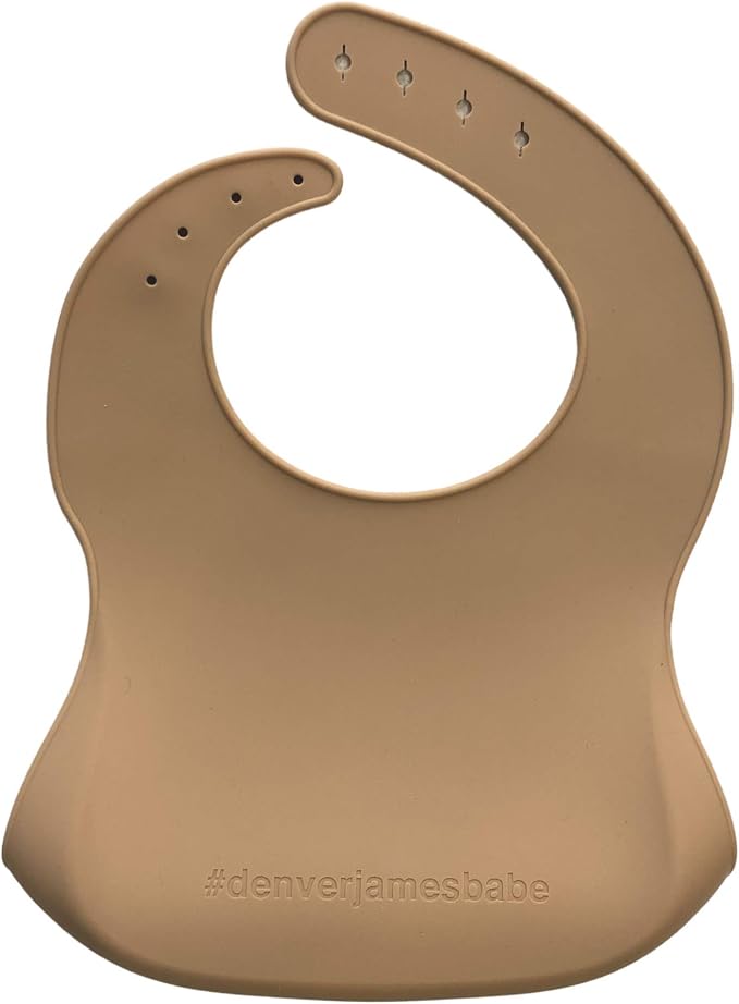 Denver James Silicone Feeding Bibs | Dishwasher Safe. Waterproof. Adjustable. - Image 5