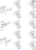 Flange Inserts 10PCS 13/15mm*5, 24mm Breast Pump Shields/Flanges Compatible by IVARONAL