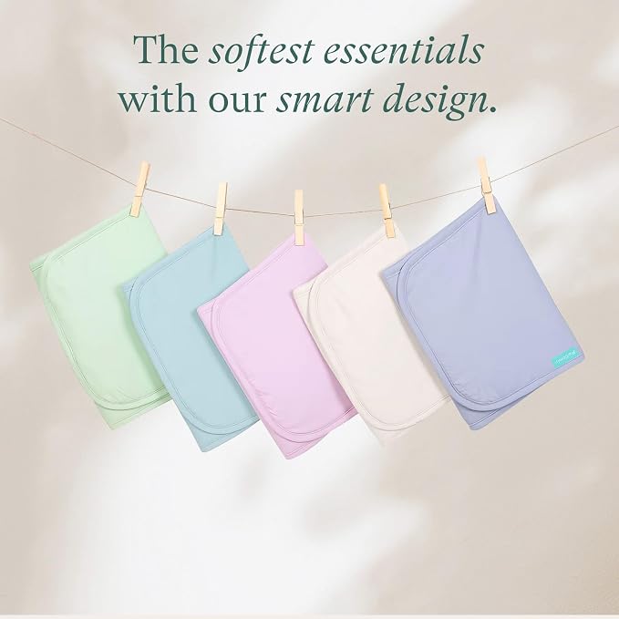 PurComfy Supersoft Burp Cloths, Premium Bamboo Viscose Baby Burp Cloths - Image 9