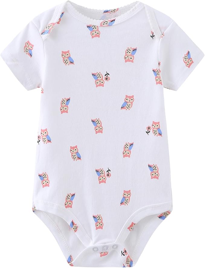 Baby Bodysuit and Pant Set 10-pcs Cotton Soft Newborn Boy Girl Clothes Outfits - Image 3