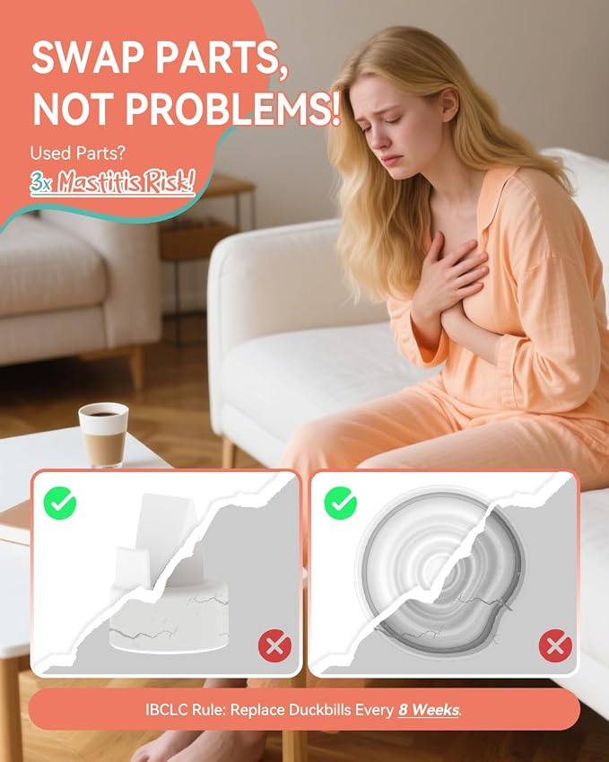 Breast Pump Replacement Parts Compatible - Image 5