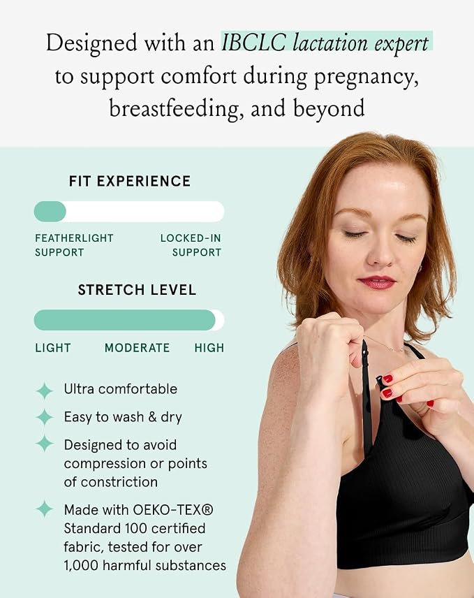 Bodily Everything Bra for Pregnancy, Nursing & Breastfeeding, Maternity & Sleep - Image 2