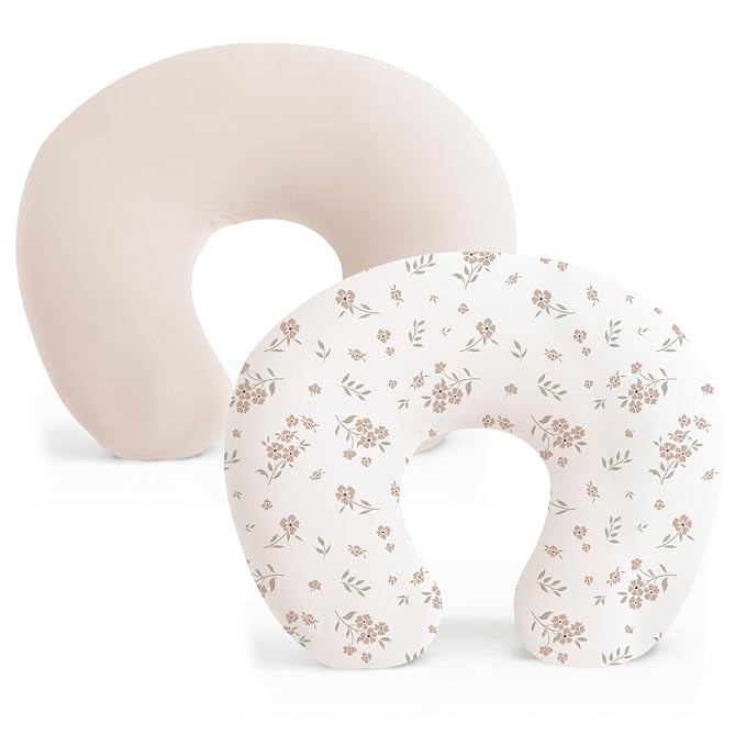 Konssy 2 Pack Nursing Pillow Covers, Stretchy and Soft Nursing Cover by Konssy