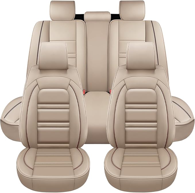 Seat Covers for Hyundai Car Sonata 2002-2025 | 5-Seats Leather Seat Covers by PACKMACH