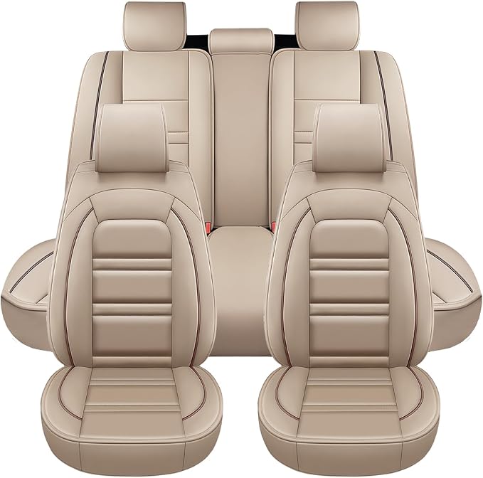 Car Seat Cover for Toyota Corolla Cross 2022-2025 | 5-Seats Leather Seat Covers by PACKMACH