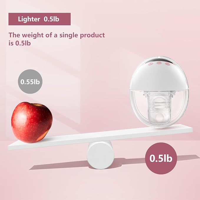 Double Wearable Electric Breast Pump, Hands-Free Breastfeeding Pump - Image 4
