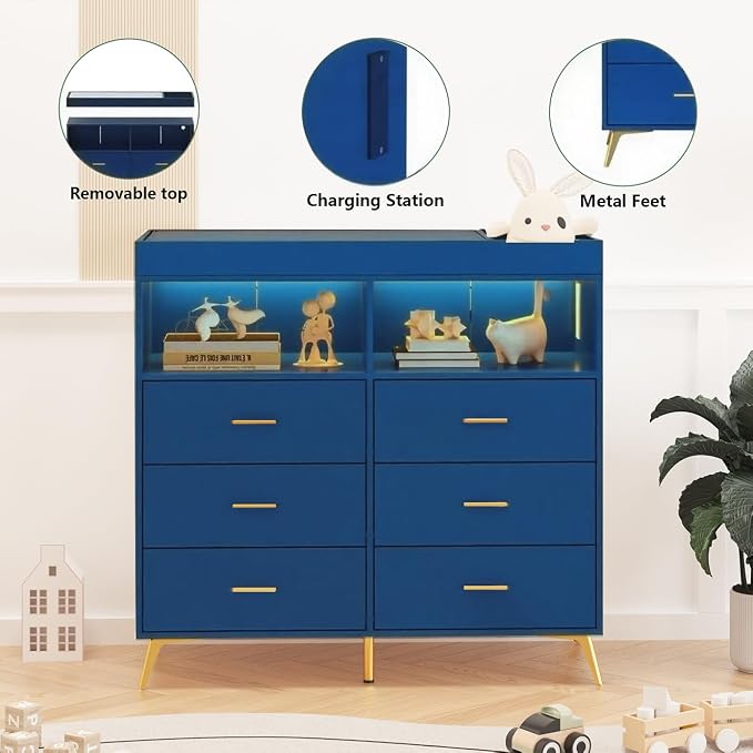 GarveeHome Dresser for Bedroom - Image 6