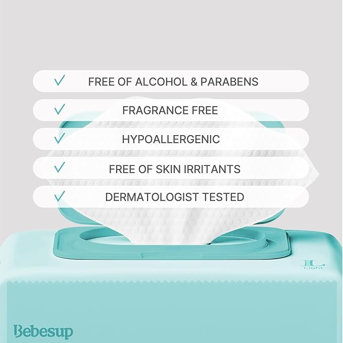 BEBESUP Korea's #1 Light Baby Wipes - Image 6