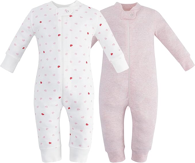 Owlivia Organic Cotton Baby Boy Girl Zip up Sleep 'N Play Pjs, Long Sleeve by Owlivia
