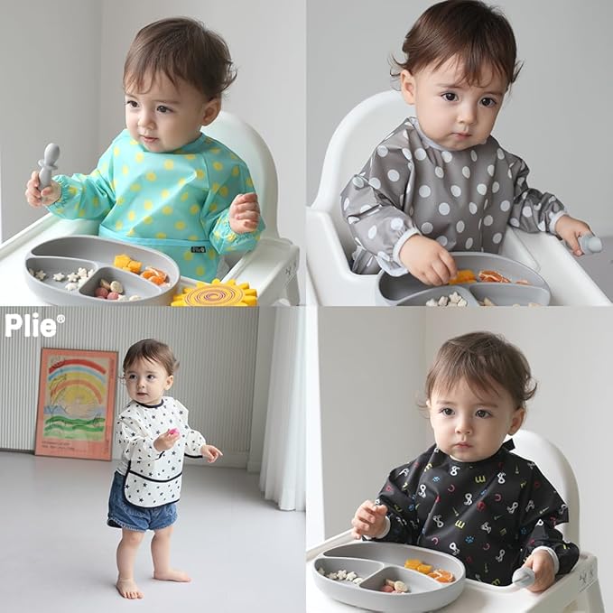 Long Sleeve Waterproof Bib for Toddlers – Feeding Smock for Baby Mealtime - Image 8