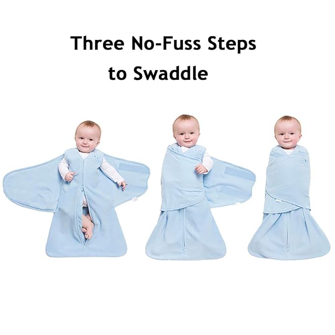 HALO 100% Cotton Sleepsack Swaddle, 3-Way Adjustable Wearable Blanket, TOG 1.5 - Image 7