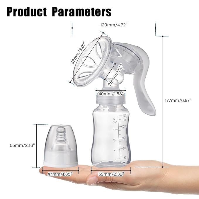 Elfzone Manual Breast Pump - Image 4