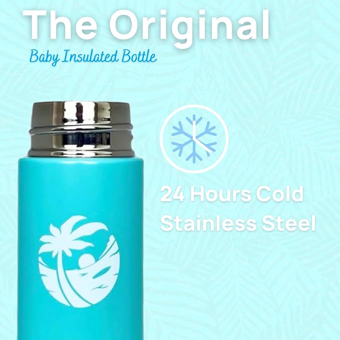 Versatile Waiu Insulated Baby Bottle | 4 oz & 6 oz Sizes | Keeps Drinks Hot - Image 2