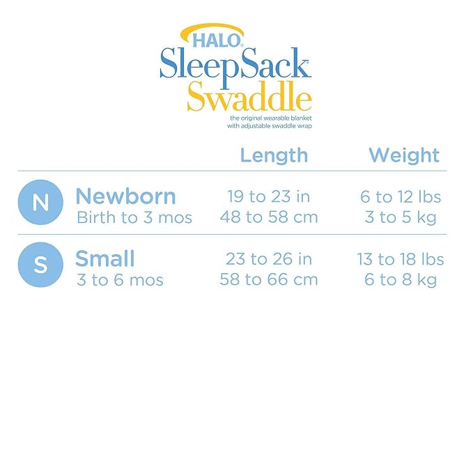 HALO 100% Cotton Sleepsack Swaddle, 3-Way Adjustable Wearable Blanket, TOG 1.5 - Image 6