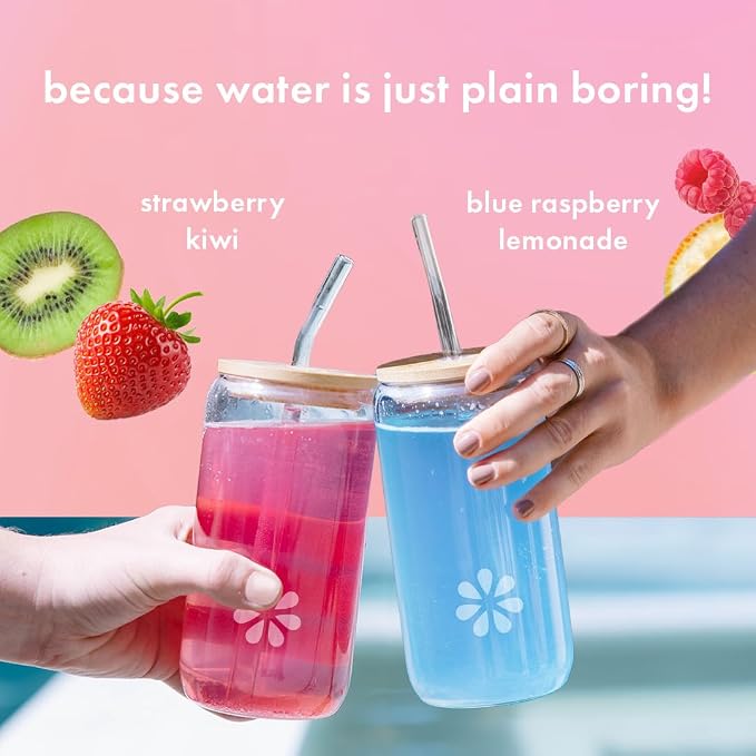 Boobie Hydromom Superfood Electrolyte Drink Mix, Strawberry Kiwi + Blue - Image 3