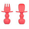 Bumkins Baby Utensils Set, Chewtensils Silicone Spoons by Bumkins
