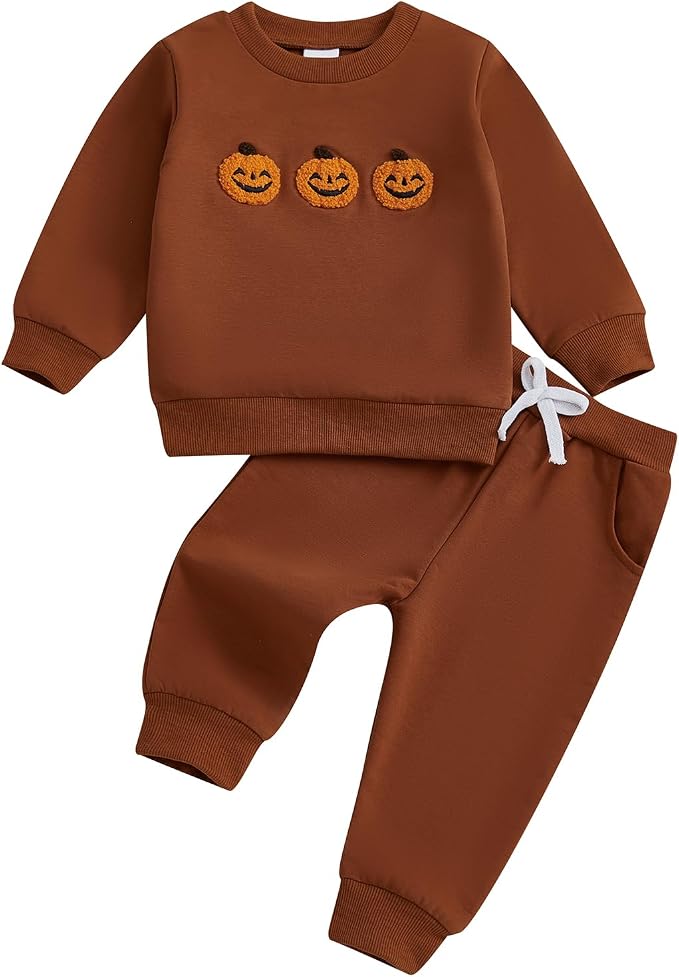 Fernvia Toddler Baby Girl Clothes 3 6 9 12 18 24 Months Fall Outfits Solid Long by Fernvia