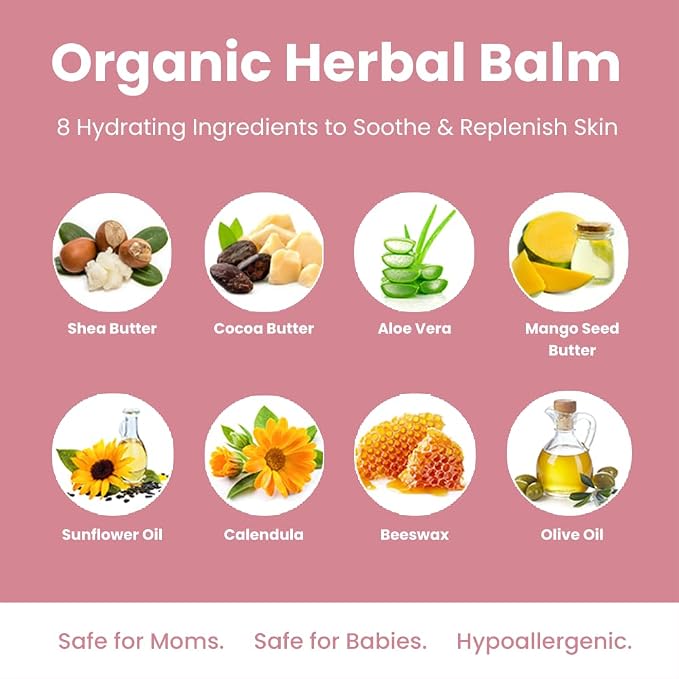 Organic Nipple Butter for Breastfeeding Mothers | Lanolin Free Nipple Cream - Image 3