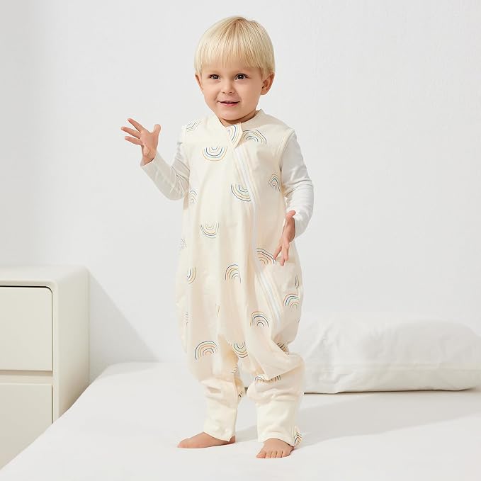Duomiaomiao 2 Pack 0.5 TOG Toddler Sleep Sack 36-48 Months 100% Cotton - Image 2