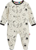 Magnetic Me Boys Modal Magnetic Baby Footie Pajamas | Silky Soft Modal Fabric | by magneticme