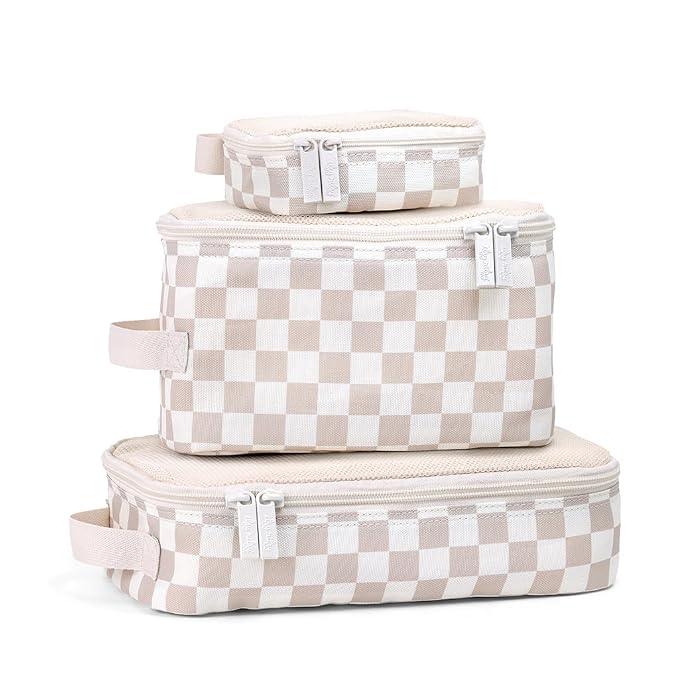 Itzy Ritzy Packing Cubes for Travel – Set of 3 Packing Cubes or Travel by ItzyRitzy