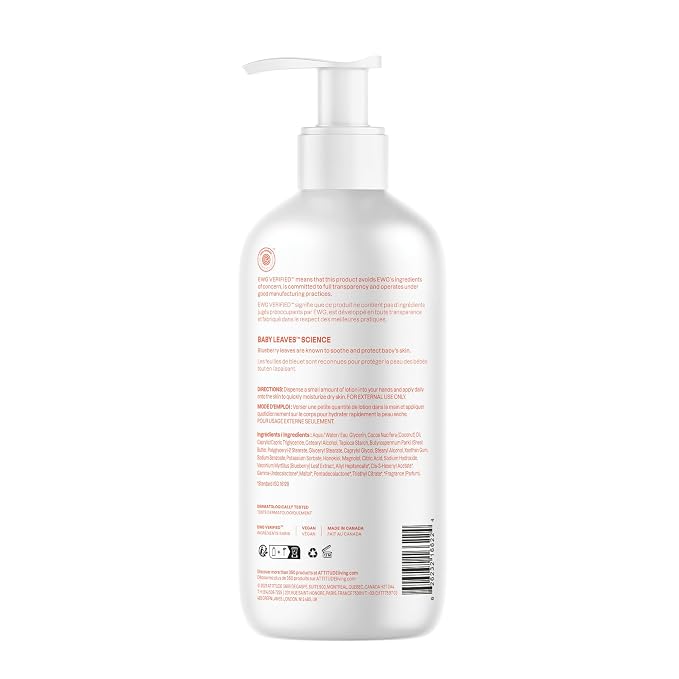 ATTITUDE Baby Lotion, EWG Verified Moisturizer, Dermatologically Tested - Image 7