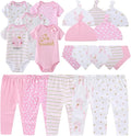 Kiddiezoom Newborn Baby Girl Boy Clothes Baby Outfits Pants Bodysuits Gifts Set by Kiddiezoom