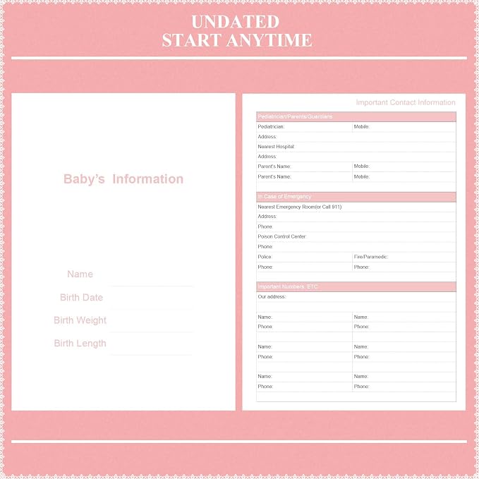 Baby's Daily Care Planner - Image 4