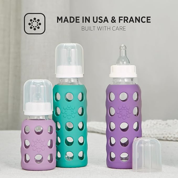 Lifefactory 4-Ounce BPA-Free Glass Baby Bottle - Image 4