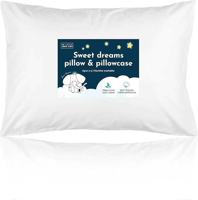 Toddler Pillow with Pillowcase by MyLittleNorthStar