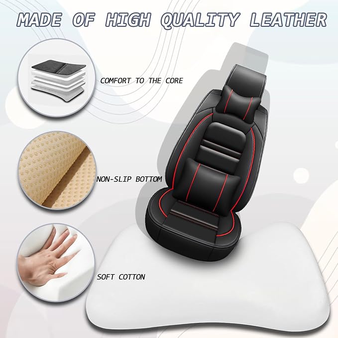 Car Seat Covers for Infiniti g35 2003-2008 | 5-Seats Seat Covers, Waterproof - Image 4
