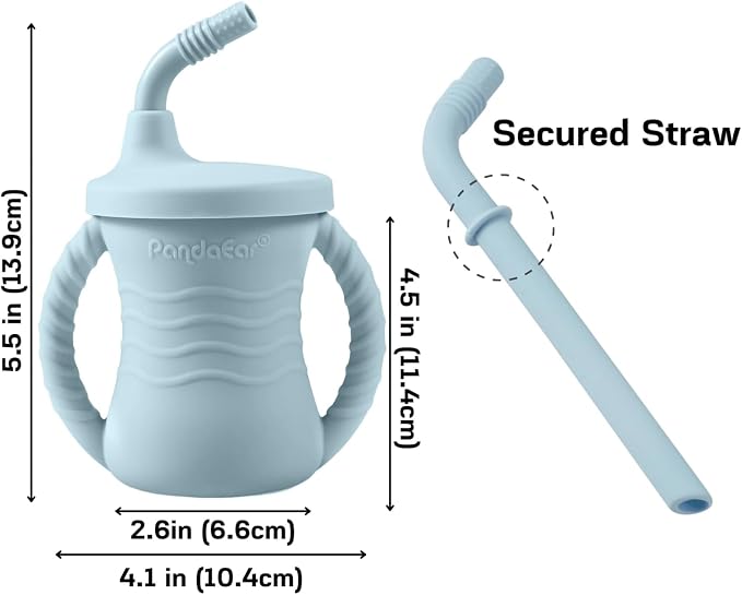 PandaEar Silicone Baby Feeding Set | 11PCS Baby Led Weaning Supplies Self - Image 5
