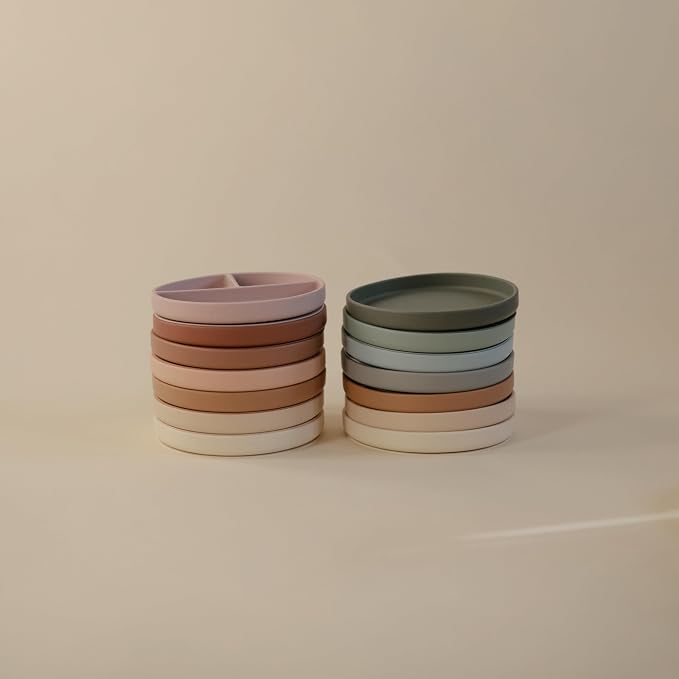 mushie Classic Silicone Suction Plate | BPA-Free Non-Slip Design - Image 8