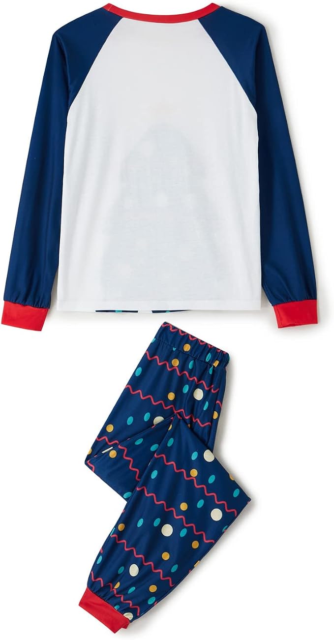 Awoscut Christmas Family Matching Pajamas Christmas Pjs Holiday Nightwear - Image 6