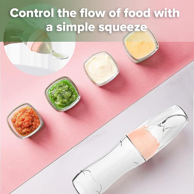 Haakaa Silicone Baby Food Dispensing Spoon Feeder 4oz - Image 7
