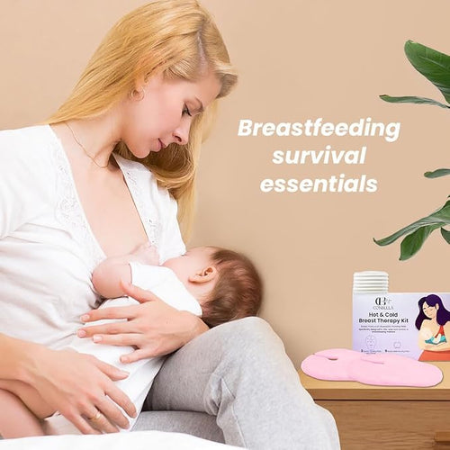 2 Larger Breast Ice Packs with Soft Covers and 6 Breast Pads - Image 2