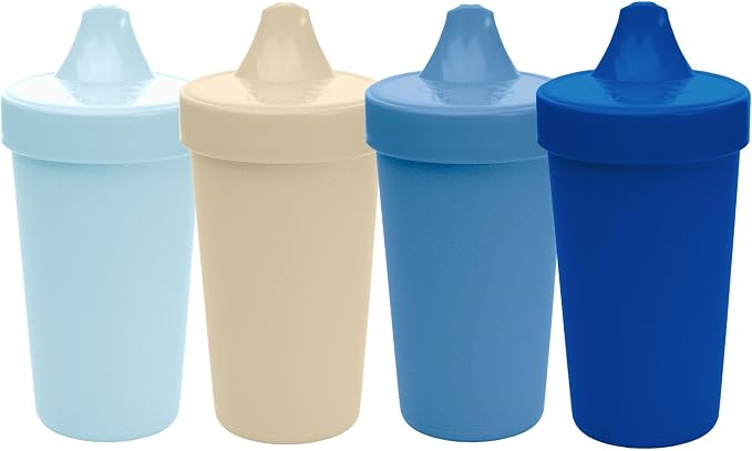 Re-Play Sippy Cups for Toddlers - 10 Oz. Reusable Spill Proof Cups for Kids by Re-Play