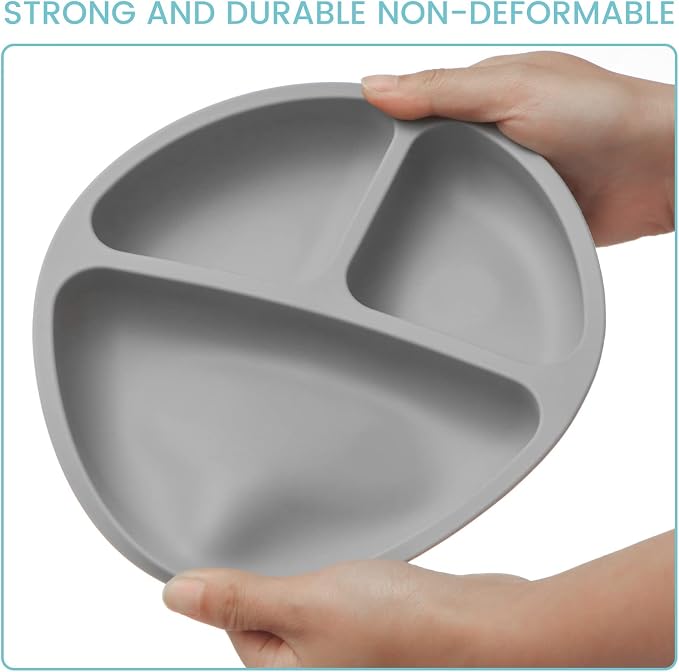 Silikong Suction Plate for Toddlers | BPA Free, 100% Food-Grade Silicone | - Image 5
