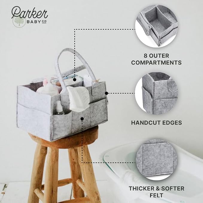 Parker Baby Diaper Caddy - Image 4