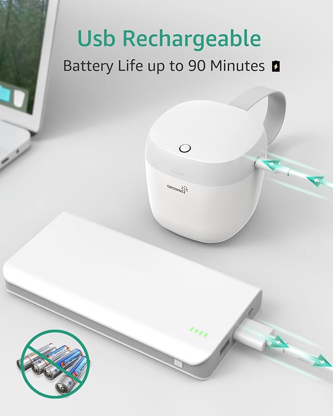 GROWNSY Pacifier Sanitizer Portable, UV Light Sanitizer on The Go, USB Charging - Image 3