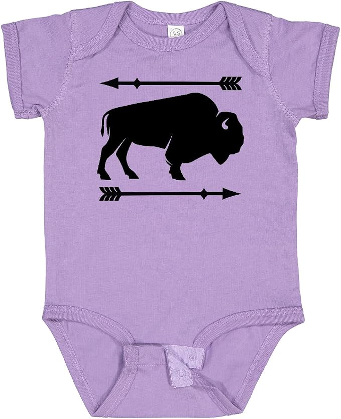 inktastic Buffalo Cute Animal Western Baby Bodysuit by Inktastic