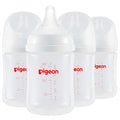 Pigeon PP Nursing Bottle Wide Neck, Anti-Colic, Streamlined Body, Natural Feel by PIGEON