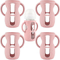 4 Pack Silicone Sleeves for Avent Natural Glass Baby Bottles, Silicone and by Unknown