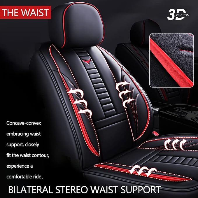 Full Set of Universal Fit Automotive Seat Covers fit - Image 5