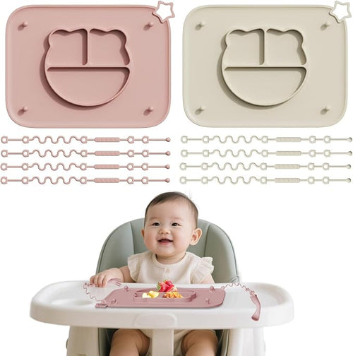 2 Pack Silicone Baby Placemats by Unknown