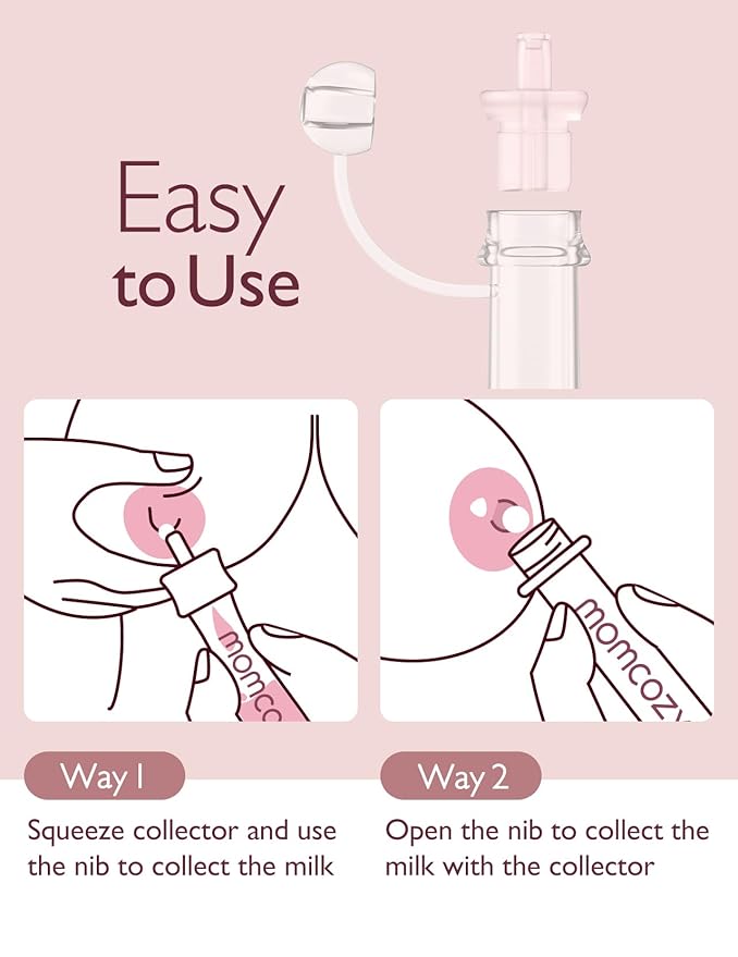 Momcozy Colostrum Collector Reusable Breast Milk Collector, Portable Colostrum - Image 4